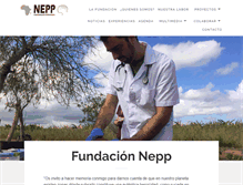 Tablet Screenshot of fundacionepp.org